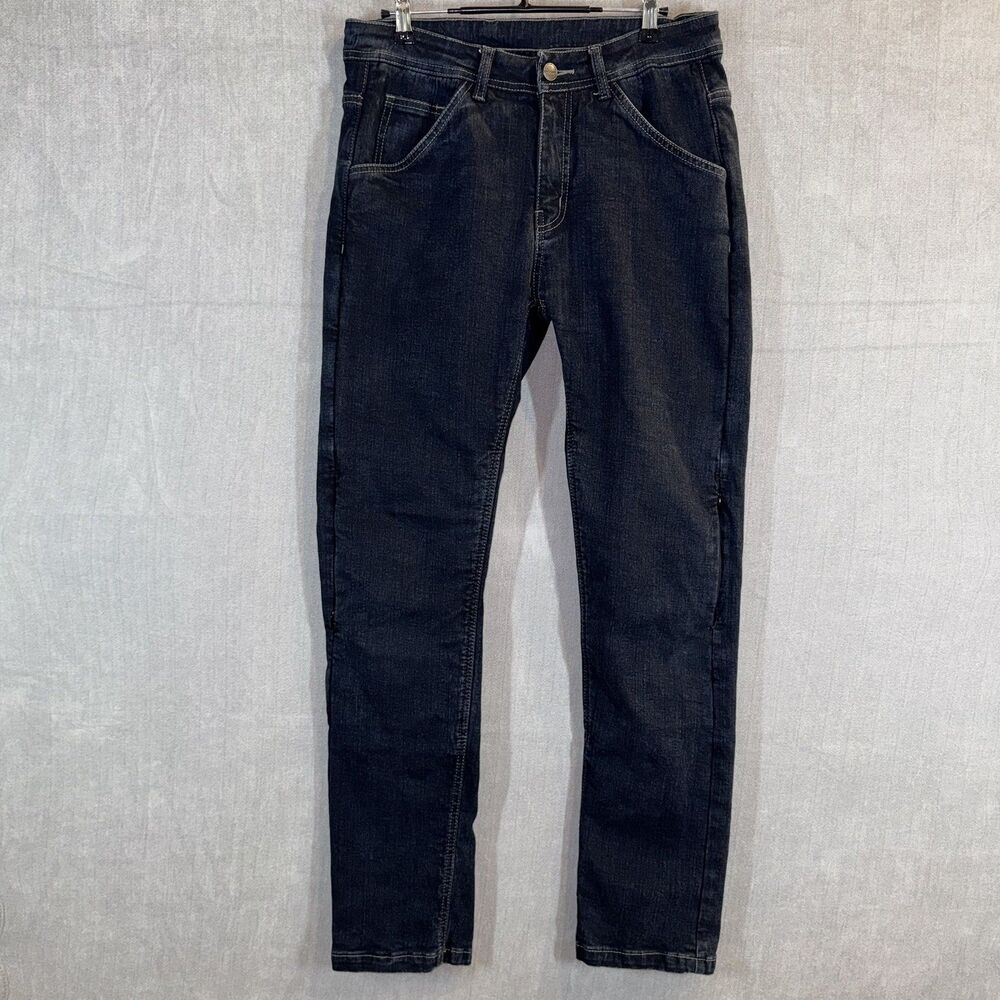 Bilt Ironworkers Women 8 Motorcycle Jean Dark Wash Reinforced Lined Straight Leg